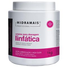Creme para Drenagem Linfática Alta Lubrificação - Hidramais - 1kg