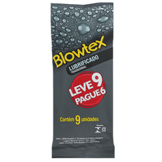 Preservativo Lubrificado - Blowtex - 9 unidades