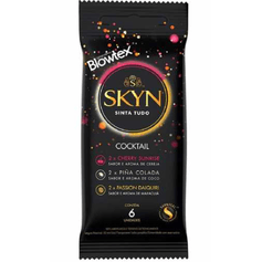 Preservativo Skyn Cocktail - Blowtex - 6 unidades