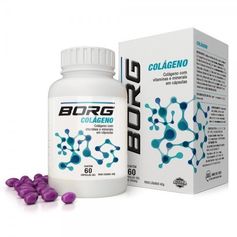 Borg Colágeno 500mg com 60 Cápsulas