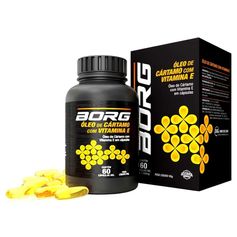 Borg Cártamo com Vitamina E 1000mg 60 Cápsulas