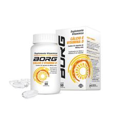 Borg Cálcio + vitamina D 1000mg 60 Cápsulas