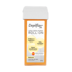 Cera Roll-on Natural - Depilflax - Refil 100g