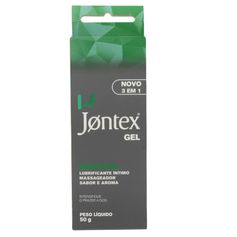 Gel Lubrificante Àntimo Jontex Menthol 3 em 1 com 50g