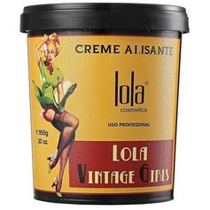 Creme Alisante Vintage Girls - Lola Cosmetics- 850g