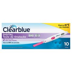Teste de Ovulação Digital Clearblue - 10 Unidades