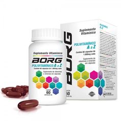 Borg Polivitamínico a a Z - 60 Cápsulas