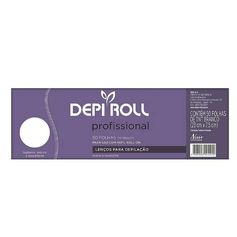 Lenços P/ Depilação Tnt Branco - Depi Roll - 50 Folhas