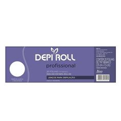 Lenços P/ Depilação Tnt Branco - Depi Roll - 20 Folhas