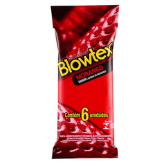 Preservativo Morango - Blowtex - 6 unidades