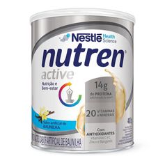 Suplemento Alimentar NUTREN ACTIVE Baunilha 400g - Nestlé