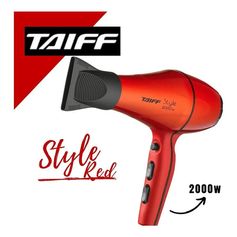 Secador Taiff Style Red 2000w - 220v