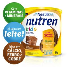 Suplemento alimentar NUTREN KIDS chocolate 350g - Nestlé