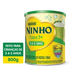Composto lácteo NINHO fases 3+ 800g - Nestlé