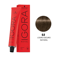 Coloração Igora Royal - Schwarzkopf - 6.0 Louro Escuro Natural - 60g