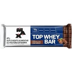 Top Whey Bar – Chocolate com Avelã – Max Titanium – 41g