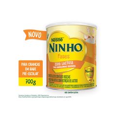 Composto Lácteo NINHO Fases Zero Lactose 700g - Nestlé