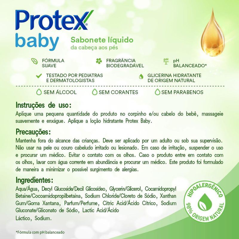 Sabonete-Liquido-Para-Bebe-Protex-Baby-Glicerina-Natural-380ml