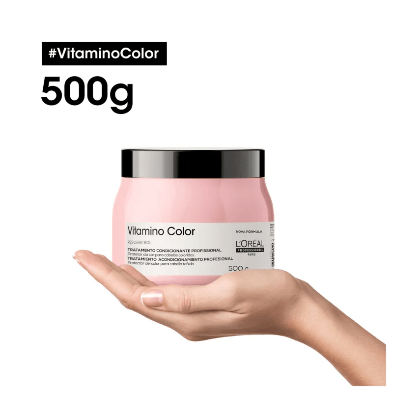 Máscara Vitamino Color L'Oréal 500ml Redebella Redebella
