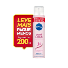 Desodorante Antitranspirante Aerosol Pearl & Beauty - Nivea - 200ml