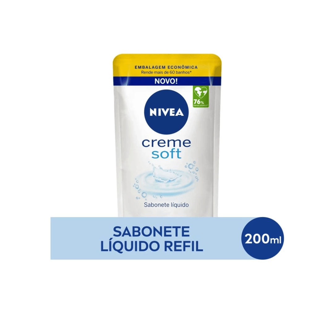 Sabonete Líquido NIVEA Creme Soft Refil