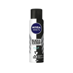 Desodorante Antitranspirante Aerosol Invisible Black & White Fresh - Nivea Men - 150ml
