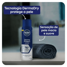 Desodorante Antitranspirante Aerosol Derma Clinical Protect - Nivea Men - 150ml