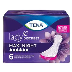 Absorvente Tena Lady Discreet Maxi Night 6und