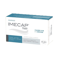 Imecap Hair 60 Cápsulas - Vitaminas para Cabelos e Unhas com Biotina