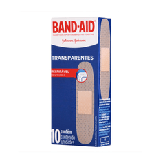 Curativos Transparentes - Band Aid - 10Unid