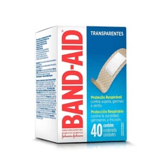 Curativos Transparentes - Band Aid - 40Unid