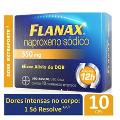 Flanax 550mg Caixa com 10 Comprimidos Revestidos