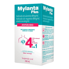 Antiácido Morango Líquido - Mylanta Plus - 240ml