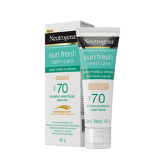 Protetor Solar Facial Sun Fresh FPS70 Derm Clara - Neutrogena - 40g
