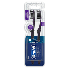 Kit Escova Dental Carvão 5x - Oral B - 2 unidades
