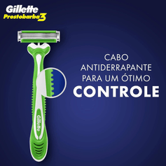 Aparelho de Barbear Descartável Gillette Prestobarba3 Sensitive C/2 Unidades