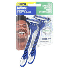 Aparelho de Barbear Derma Protec - Gillette - 2 Unidades