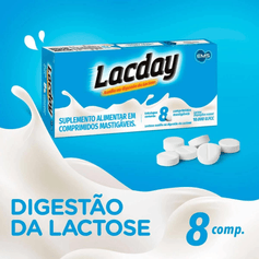 Lacday 10.000FCC - EMS Sigma Pharma - 8 comprimidos