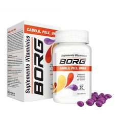 Borg Cabelo e Unha 500mg com 30 Cápsulas
