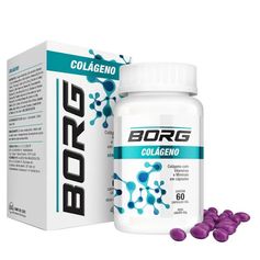 Borg Colágeno 500mg com 60 Cápsulas
