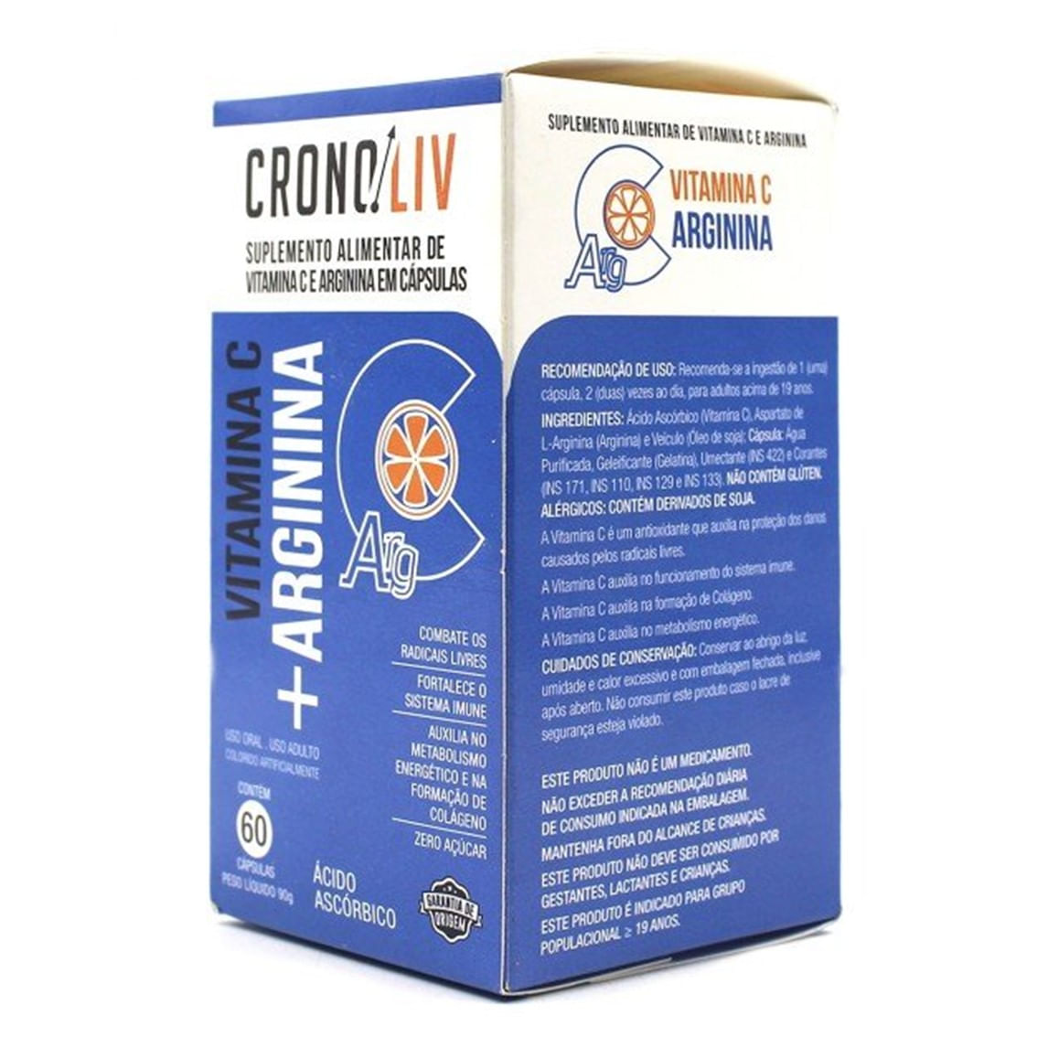 Cronoliv Vitamina C C/ 60 Caps