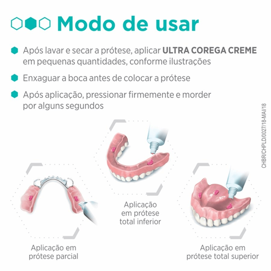 Compre aqui! Ultra Creme Fixador Sem Sabor - Corega - 8,5g! Disponível na  Redepharma. - Redebella