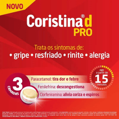 Coristina D Pro - 8 Comprimidos