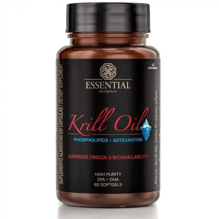Compre aqui! Krill Oil Essential Nutrition 60 Cápsulas! Disponível