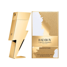 Bad Boy Gold Fantasy Perfume Masculino Eau De Toilette - Carolina Herrera - 100ml