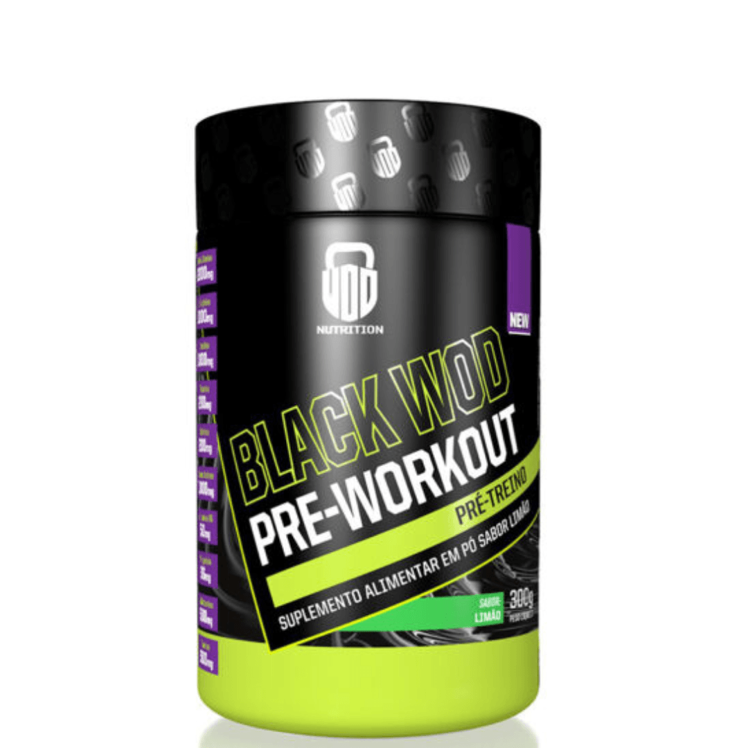 Black Wod Pre Workout Frutas Vermelhas - Wod Nutrition - 300g