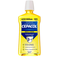 Antisséptico Bucal Menta Fusion - Cepacol - 500ml