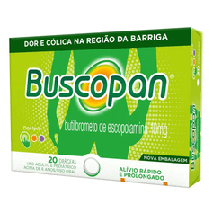 Buscopan Butilbrometo De Escopolamina 10mg - 20 comprimidos