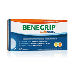 Benegrip Multi Noite - 12 Comprimidos