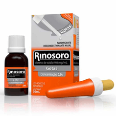 Rinosoro Cloreto De Sódio + Cloreto De Benzalcônio 9,0mg/mL + 0,1mg/mL - 30ml